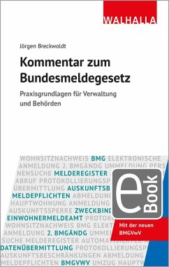 Kommentar zum Bundesmeldegesetz (eBook, PDF) - Breckwoldt, Jörgen