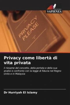 Privacy come libertà di vita privata - El Islamy, Dr Hurriyah