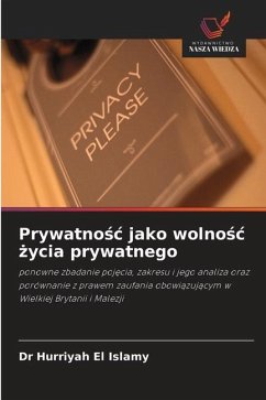Prywatno¿¿ jako wolno¿¿ ¿ycia prywatnego - El Islamy, Dr Hurriyah