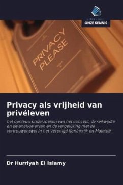 Privacy als vrijheid van privéleven - El Islamy, Dr Hurriyah