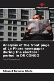 Analysis of the front page of Le Phare newspaper during the electoral period in DR CONGO