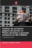 Análise da primeira página do jornal Le Phare durante o período eleitoral na RD CONGO