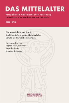 Das Mittelalter. Perspektiven mediävistischer Forschung : Zeitschrift... / 2022, Band 27, Heft 2