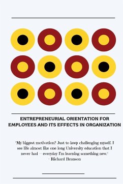 Entrepreneurial orientation for employees and its effects in organization - S, Krishnakumar