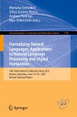 Formalizing Natural Languages: Applications to Natural Language Processing and Digital Humanities