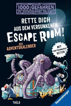 1000 Gefahren: Der Adventskalender - Rette dich aus dem versunkenen Escape Room! - Thilo