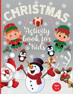 Christmas Activity Book for Kids Ages 3-5 - Designs, Estelle