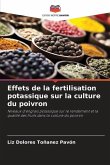 Effets de la fertilisation potassique sur la culture du poivron