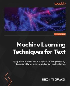 Machine Learning Techniques for Text - Tsourakis, Nikos