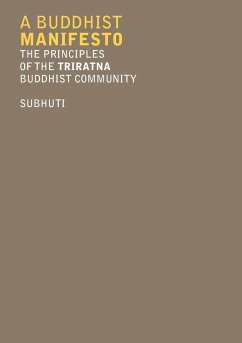A Buddhist Manifesto - Subhuti