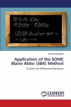 Application of the SOME Blaise Abbo (SBA) Method