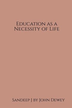 Education as a Necessity of Life - J, Sandeep