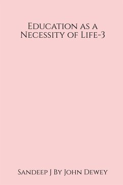 Education as a Necessity of Life - 3 - J, Sandeep
