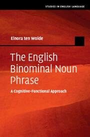The English Binominal Noun Phrase - Ten Wolde, Elnora