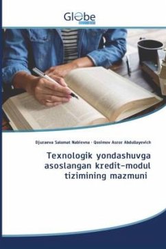 Cover Texnologik yondashuvga asoslangan kredit-modul tizimining mazmuni