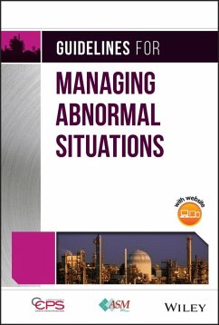 Guidelines for Managing Abnormal Situations (eBook, PDF) - Ccps (Center For Chemical Process Safety)