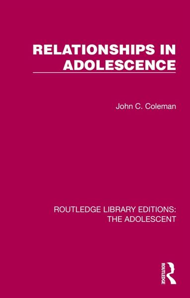 Relationships in Adolescence (eBook, PDF)