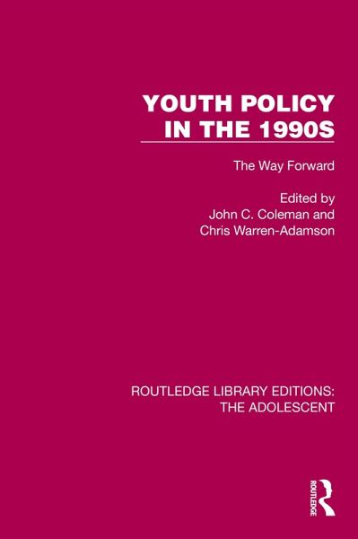 Youth Policy in the 1990s (eBook, ePUB) Youth Policy in the 1990s (eBook, ePUB)
