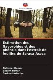 Estimation des flavonoïdes et des phénols dans l'extrait de feuilles de Saraca Asoca