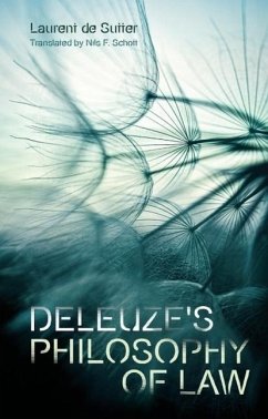 Cover Deleuze's Philosophy of Law