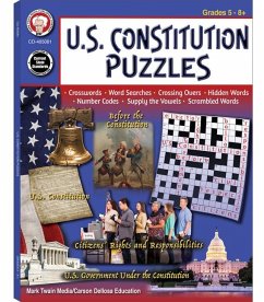 U.S. Constitution Puzzles Workbook, Grades 5 - 12 - Cheyney