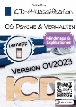 ICD-11-Klassifikation 06: Psychische Störungen, Verhaltensstörungen oder neuronale Entwicklungsstörungen Version 01/2023 - Disse, Sybille