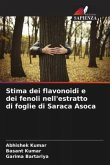 Stima dei flavonoidi e dei fenoli nell'estratto di foglie di Saraca Asoca