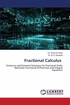 Fractional Calculus - More, Dr. Pravin M.;Karande, Dr. B. D.