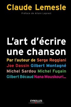 Cover L'art d'écrire une chanson