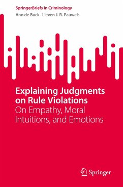 Explaining Judgments on Rule Violations (eBook, PDF) - de Buck, Ann; Pauwels, Lieven J. R.