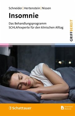 Insomnie (eBook, PDF) - Schneider, Carlotta; Hertenstein, Elisabeth; Nissen, Christoph