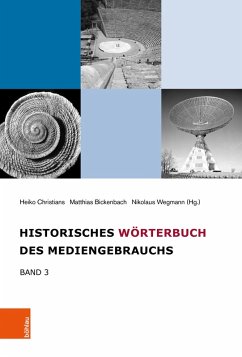 Cover Historisches Wörterbuch des Mediengebrauchs (eBook, PDF)