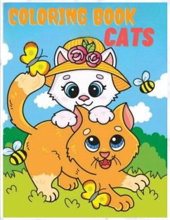 Cats Coloring Book for Kids - Harvey, Toby