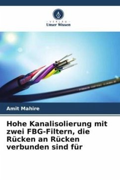 Hohe Kanalisolierung mit zwei FBG-Filtern, die Rücken an Rücken verbunden sind für - Mahire, Amit