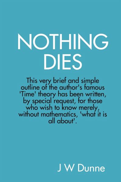 NOTHING DIES NOTHING DIES