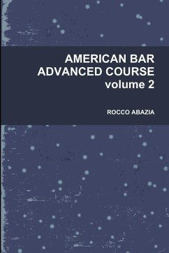 Cover AMERICAN BAR ADVANCED COURSE volume 2