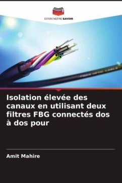 Isolation élevée des canaux en utilisant deux filtres FBG connectés dos à dos pour - Mahire, Amit