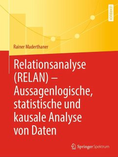 Cover Relationsanalyse (RELAN) - Aussagenlogische, statistische und kausale Analyse von Daten (eBook, PDF)