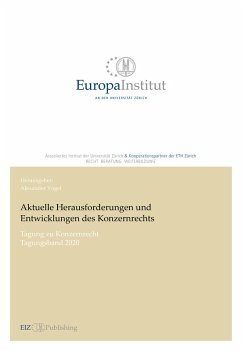Cover Aktuelle Herausforderungen und Entwicklungen des Konzernrechts (eBook, PDF)
