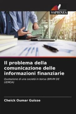 Il problema della comunicazione delle informazioni finanziarie - GUISSE, Cheick Oumar