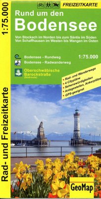Rund um den Bodensee Rad- und Freizeitkarte - GeoMap