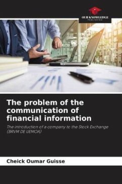 The problem of the communication of financial information - GUISSE, Cheick Oumar