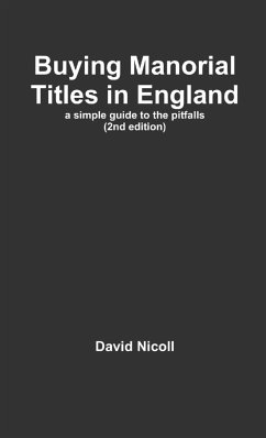 Buying Manorial Titles in England - Nicoll, David