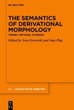 Cover The Semantics of Derivational Morphology