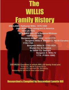 The WILLIS Family Genealogy - Hill, Lanette