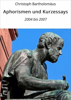 Cover Aphorismen und Kurzessays (eBook, ePUB)