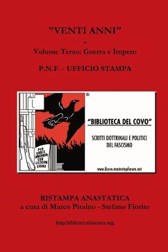 Venti anni - Volume Terzo - Piraino, Marco; Fiorito, Stefano