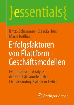 Erfolgsfaktoren von Plattform-Geschäftsmodellen - Schammer, Britta;Hess, Claudia;Boßlau, Mario