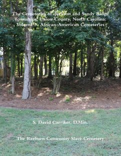 The Cemeteries of Jackson and Sandy Ridge Townships, Union County, North Carolina - Carriker, D. Min. S. David