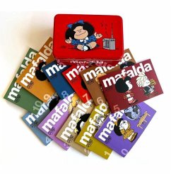 11 Tomos de Mafalda En Una Lata Roja (Edición Limitada) / 11 Mafalda's Titles in a Red Can (Limited Edition) - Quino